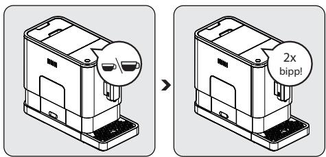 BEKO CEG5301X - Regolare il volume del caffe/dell'acqua calda - 1