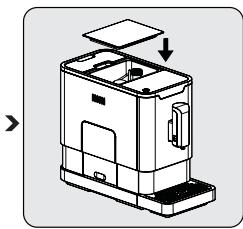 BEKO CEG5301X - Kahve*cekirdeşi haznesinin doldurulması - 5