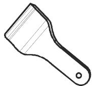 WALTHAM WFZT143A+ - Spatule en plastique - 1
