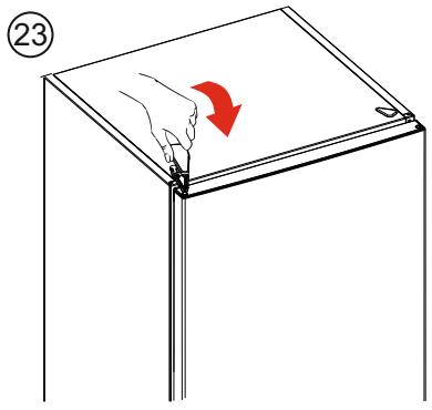 HIGH ONE CS 230 A+ W701T - Réfrigérateur Congélateur bas Koelkast-diepvriezer onderaan Frigorífico combi - 25