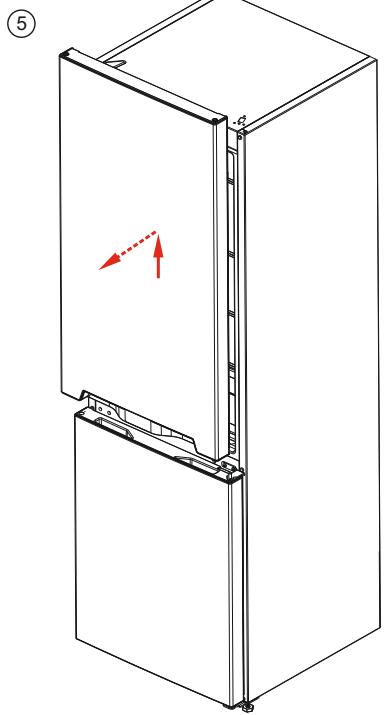 HIGH ONE CS 230 A+ W701T - Réfrigérateur Congélateur bas Koelkast-diepvriezer onderaan Frigorífico combi - 5