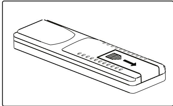 ONEARZ OE-TVSB100W - REEMPLACEMENT DES PILES DE LA TELECOMMANDE - 1