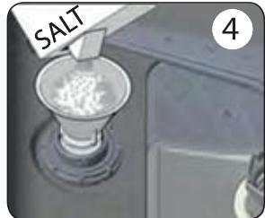 VALBERG FBI 15S45 A++ X701T - Zout toeoegen aan het reservoir van het verzachtingsystem - 4