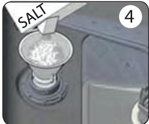 VALBERG FBI 15S45 A++ X701T - Chargement du sel dans le réservoir de l'adoucisseur d'eau - 4