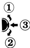 HIGH ONE HI3202HD - TV bedieningsknoppen & bewerking - 2