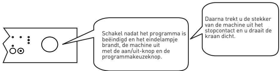 VALBERG 12S47 A++ W701T - De machine uitschakelen - 1
