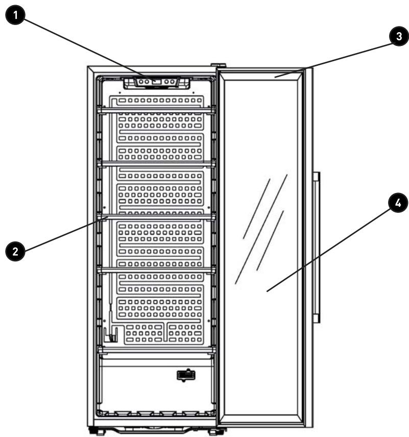 VALBERG WC 105B B302C - Gedetailleerde afbeelding van het apparaat - 1