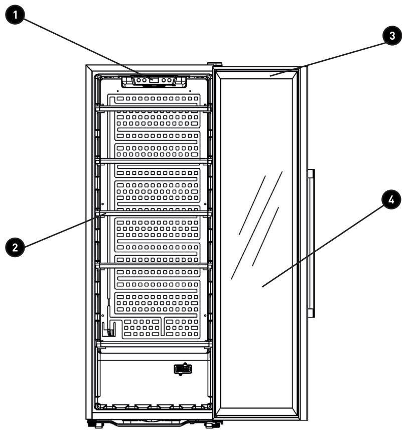 VALBERG WC 105B B302C - Esquema detallado del aparato - 1