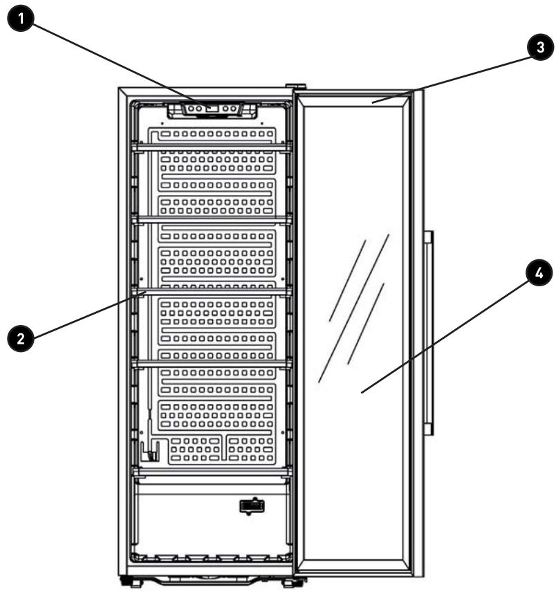 VALBERG WC 105B B302C - Scheme détaillé de l'appareil - 1