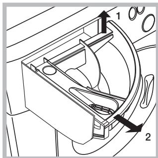HOTPOINT RSG824FR - Nettoyage du tiroir à produits lessiviels. - 1