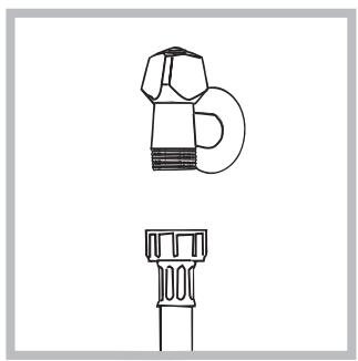 HOTPOINT RSG824FR - Raccordement du tuyau d'arrivée de l'eau - 1