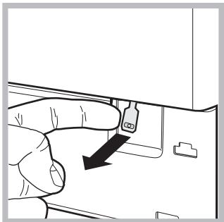 HOTPOINT RSG824FR - Opening the porthole door manually - 3