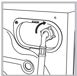 HOTPOINT RSG824FR - Raccordement du tuyau d'arrivée de l'eau - 2