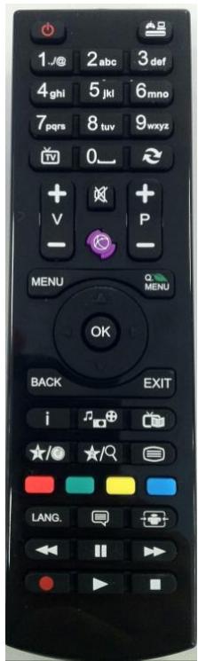 TECHWOOD TK30FHD02B - Télécommande TECHWOOD TK30FHD02B - 1