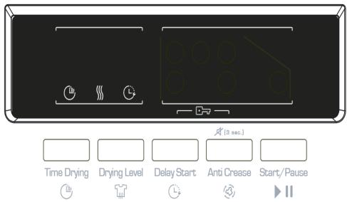BELLAVITA DC 8 B W701T - Programmakeuzeknop - 2