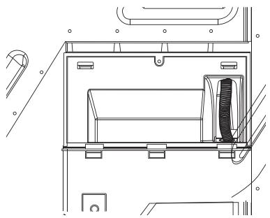 BELLAVITA DC 8 B W701T - Conexión de la manguera de descarga de agua - 1