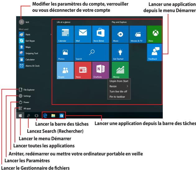 ASUS VivoBook 15 R540LA-XX1124T - Menu Démarrer - 1