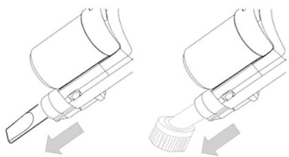 EXCELINE STICKPLUS-05 - Enlever le suceur plat ou la brosse canapé - 2