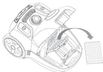 EXCELINE OPTIPREMIUM-05 - Remplacer le filtrre moteur - 1