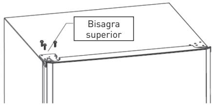 Bisagra superior