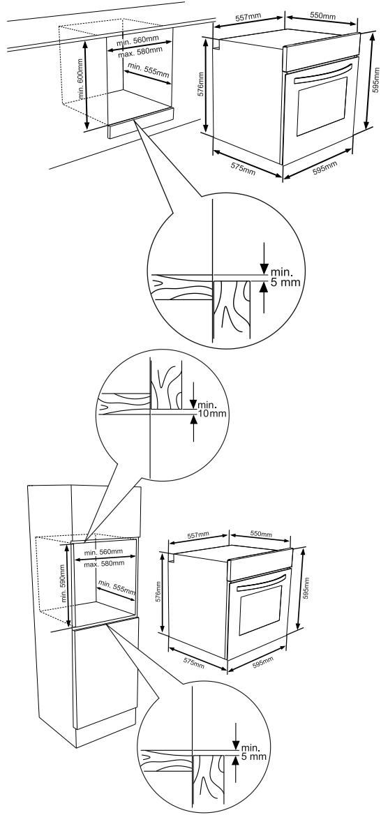 VALBERG MFO 58 C X701T - Elección del emplazamiento - 1
