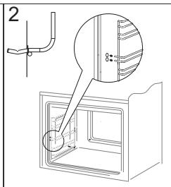 HAIER HOA-E8PN4X - liissières métalliques facilement mobibles (si l'appareil est équi-): - 4