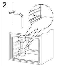 HAIER HOA-E8PN4X - liissières métalliques facilement mobibles (si l'appareil est équi-): - 2