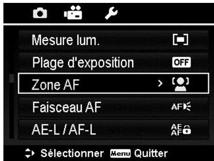 COLXPERT ACCUPIC 2000 - Régler la Zone AF - 1