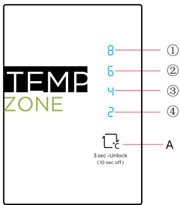 VALBERG BI CNF 241 A+ W625C - Ajuste de la temperatura del refrigerador - 1