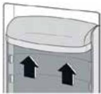 VALBERG BI CNF 241 A+ W625C - Colocacion de los estantes de la puerta - 1