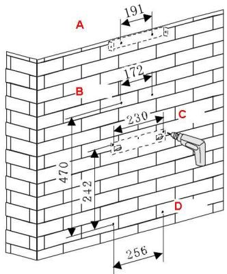 VALBERG CGH 90 TBG X302C - Installation en configuration « évacuation à l'extérieur » - 1