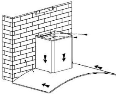 VALBERG CGH 90 TBG X302C - Installation en configuration « évacuation à l'extérieur » - 8