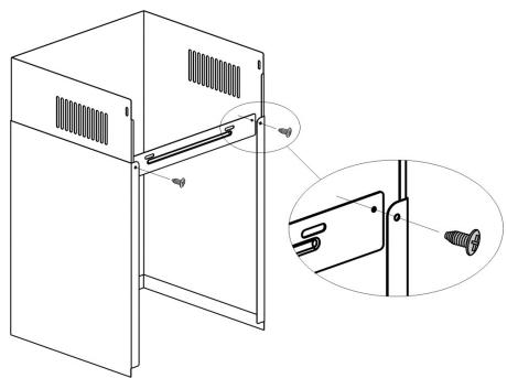 VALBERG CGH 90 TBG X302C - Siga el esquema de instalación de a continuación para la campana extractor: - 7