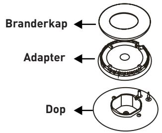 VALBERG MH 2I 2G IC 701T - Kookplaat branders - 1