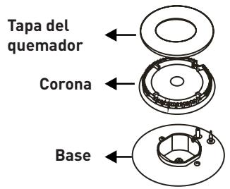 VALBERG MH 2I 2G IC 701T - Quemadores de encimera - 1