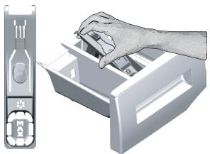 BELLAVITA WF 812 A+++ W205T - Limpieza del deposito de detergente - 1