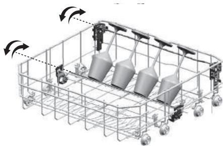 HIGH ONE 13S47 A+ W205T - Steunen voor Tray Wash - 3
