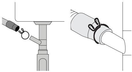 HIGH ONE 13S47 A+ W205T - Raccordement du conduit d'évacuation - 1