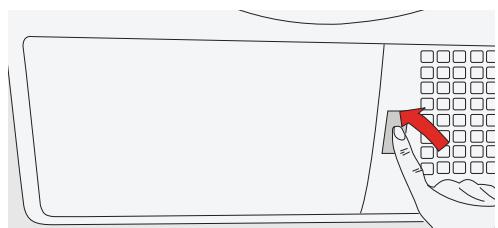 BELLAVITA DHP 8 A++ W205T - De filterlade reinigen - 1