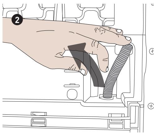 BELLAVITA DHP 8 A++ W205T - Raccord du tuyau de vidange de l'eau - 2