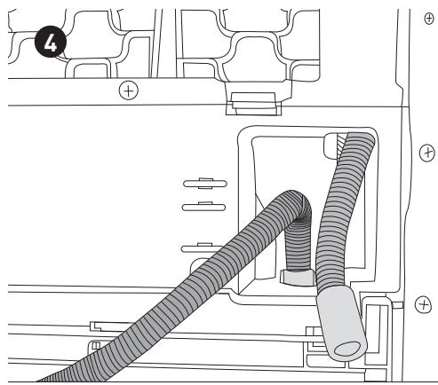 BELLAVITA DHP 8 A++ W205T - Aansluiten op de afvoer - 4