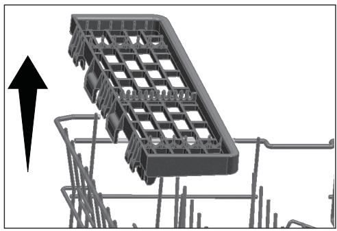 VALBERG 13S44 A++ W205T - Support multifonction du panier supérieur - 2
