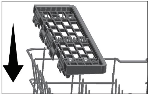 VALBERG 13S44 A++ W205T - Support multifonction du panier supérieur - 3