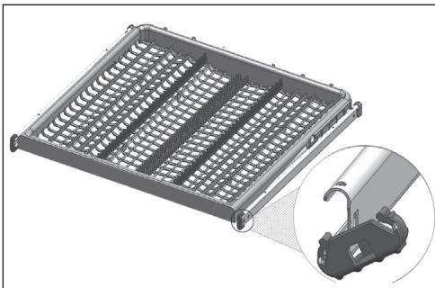 VALBERG 13S44 A++ W205T - Panier à couverts supérieur (en fonction du modulo) - 1