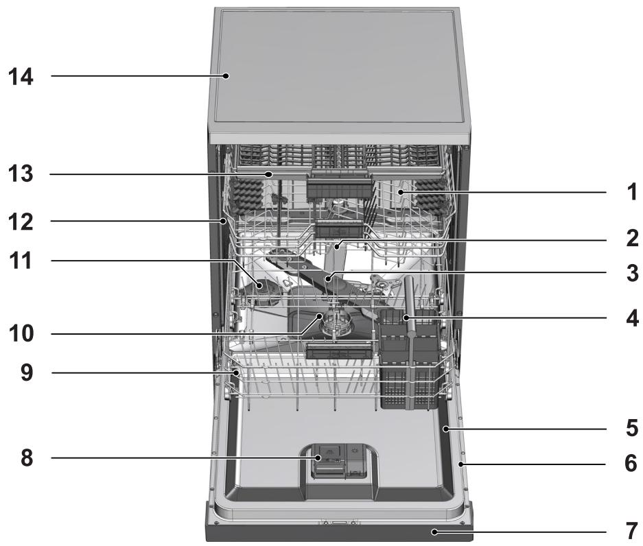 VALBERG 13S44 A++ W205T - Lave-vaisselle - 1