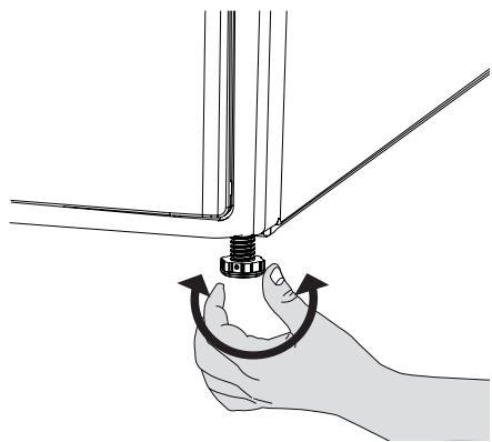 SAMANA DHP 7 A+ W205T - Réglage des pieds - 1