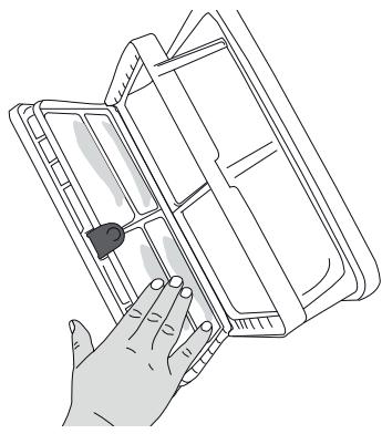 SAMANA DHP 7 A+ W205T - Limpieza del cajón del filtro - 6