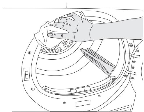 SAMANA DC 8 B W205T - Pour nettoyer le filtré : - 4
