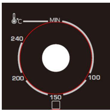 BRANDT FC 420 CW - b) Ajuste de la temperatura - 1