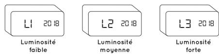 R-MUSIC WOOD INDUCTION - [Réglage de la luminosité] - 1